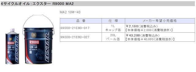 日本原裝SUZUKI 原廠頂級全合成機油R9000 10W-40 MA2 正式發表