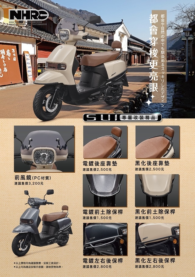 SUI125專屬改裝精品