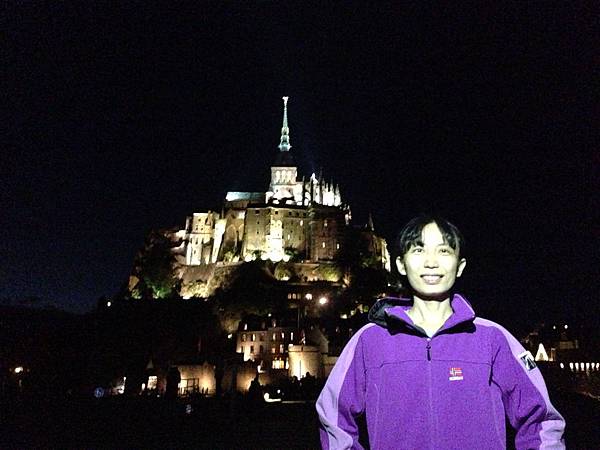 聖米歇爾山夜景