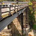 施工中的橋墩