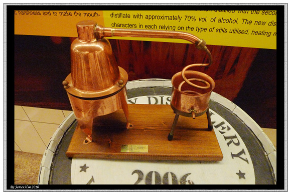 古代的蒸餾機模型