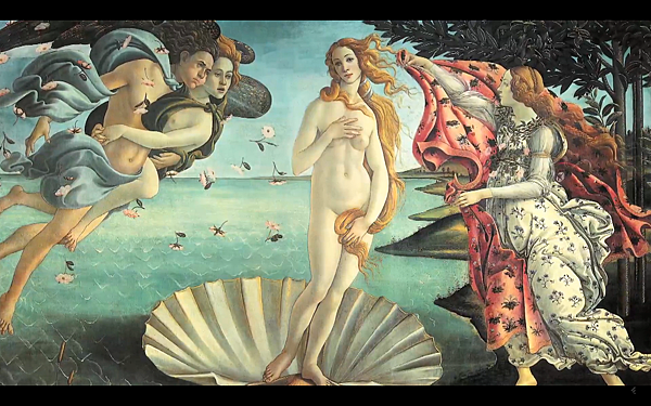 桑德羅．波提切利（Sandro Botticelli）所繪的 "維納斯" （Venus）