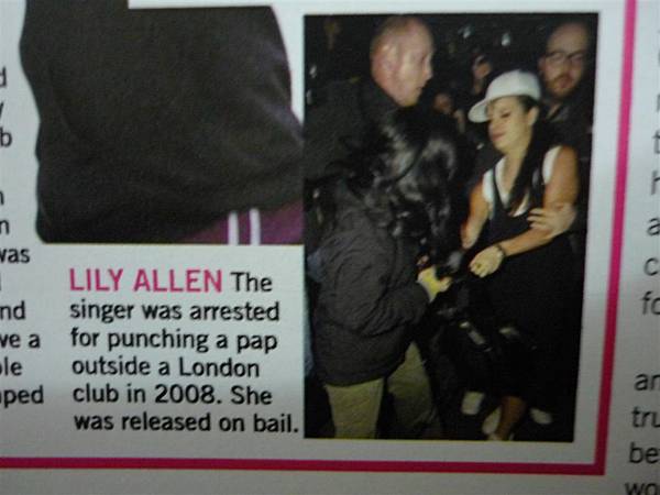 Lily Allen is not a good model for kids
