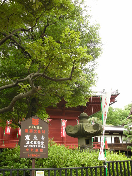 上野公園內的寬永寺－清水觀音堂