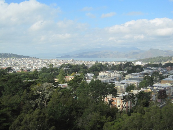 從de Young Museum頂樓俯瞰舊金山