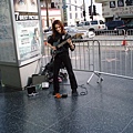 Hollywood busker