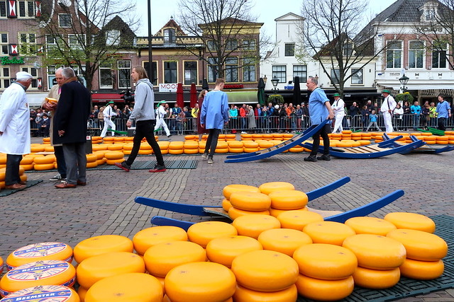 2017 è·è˜­ é˜¿å…‹é¦¬ éŠè¨˜ è·è˜­ä¹³é…ªå°éŽ® Alkmaar èµ·å¸å¸‚é›† Alkmaar Cheese Market æ­æ´²ç
