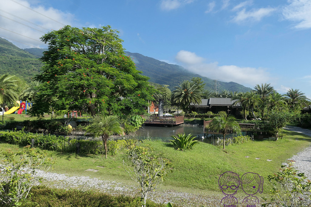 8 瑞穗棕櫚湖民宿 庭園式造景