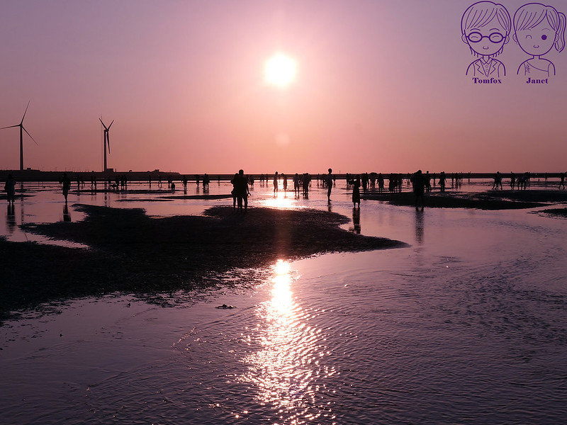 16 高美溼地 夕陽