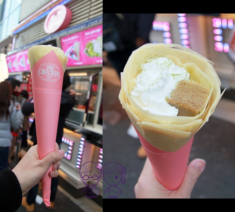 14 原宿竹下通 CAFÉ CREPE Strawberry House 抹茶起司蛋糕Crepe