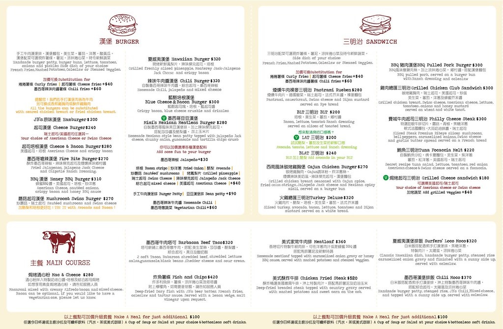 10 JB's Diner menu3