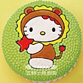 12星座Hello Kitty蛋糕(獅子座) (6吋可做)