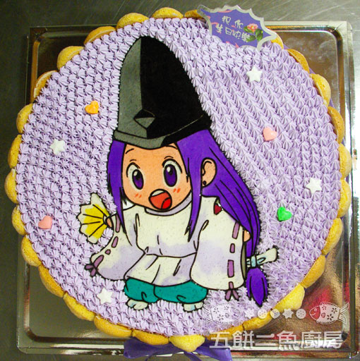 8吋蛋糕可做圖案 6吋蛋糕無法製作 棋魂 棋靈王 Q版 佐為 蛋糕 8吋以上可做 木製商品 痞客邦