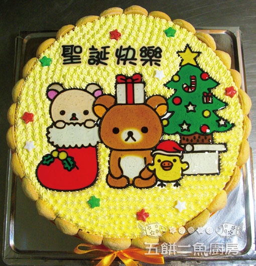 聖誕懶懶熊 最小8吋蛋糕可做