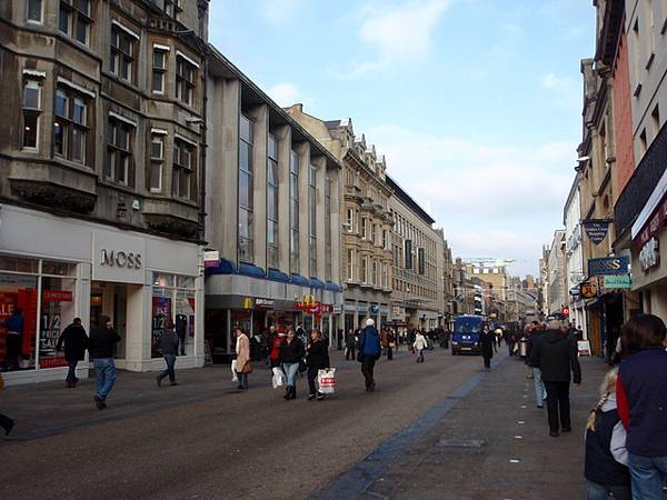 City centre of Oxford