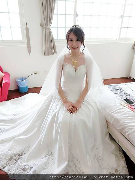 龍潭新秘紫妍#白紗造型