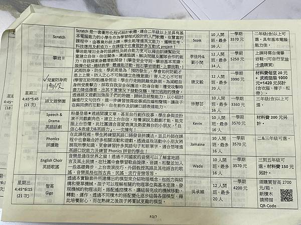 2023-2024 台中各私小整合資訊-學費/課表/社團/評