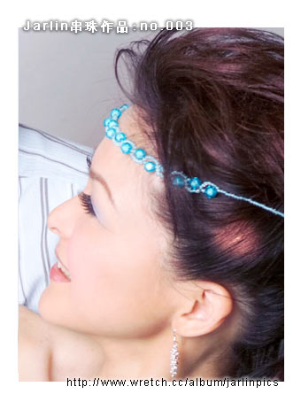 項鍊也可以變頭飾