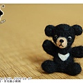 felt bear_小小台灣黑熊_羊毛氈