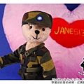 20080604_穿著迷彩服的熊熊‧紅貴賓‧愛心抱枕