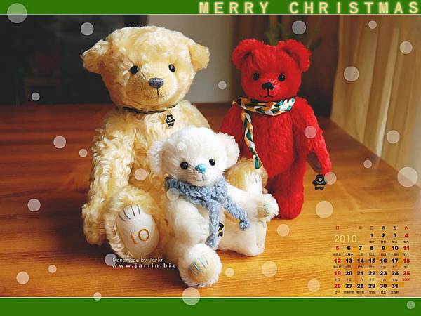 2010_1_聖誕桌布‧毛海熊熊