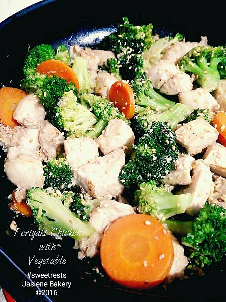 teriyaki chicken with vegetable