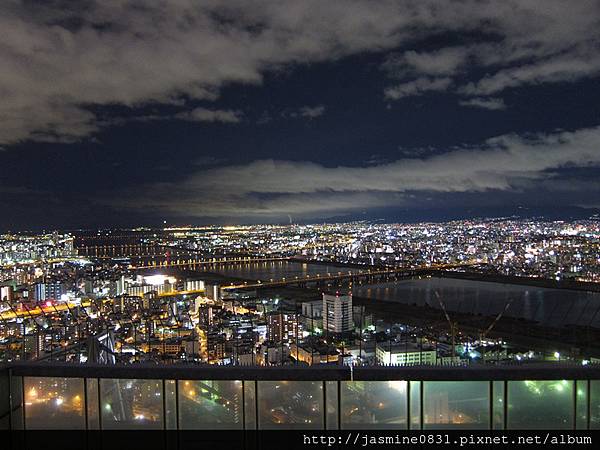 好美的大阪夜景