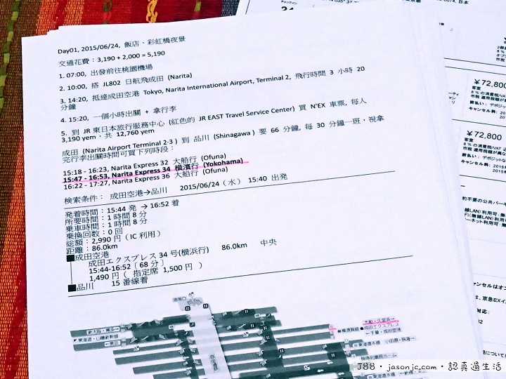 搭JR成田特快N’EX從成田機場進東京 搭JR成田特快N’EX從成田機場進東京