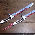 3. 雙巨劍攻擊鋼彈 - 巨劍刀鋒的兩種版本