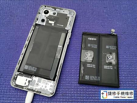 OPPO Reno8更換電池