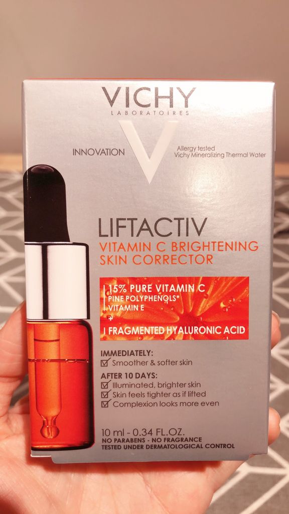 VICHY薇姿15%維他命C超導安瓶,安瓶推薦,維他命C,加強提亮