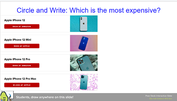 circle and write which is the most expensive.png circle and write which is the most expensive.png