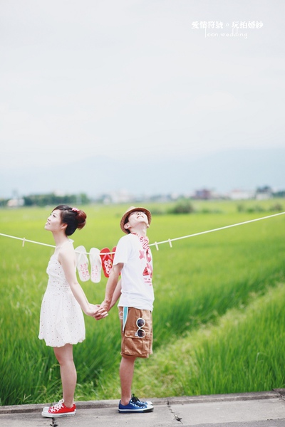 自助婚紗【特濃。百分百】自拍婚紗