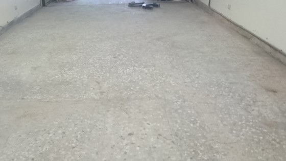 磨石子地板研磨前 磨石子地板研磨前