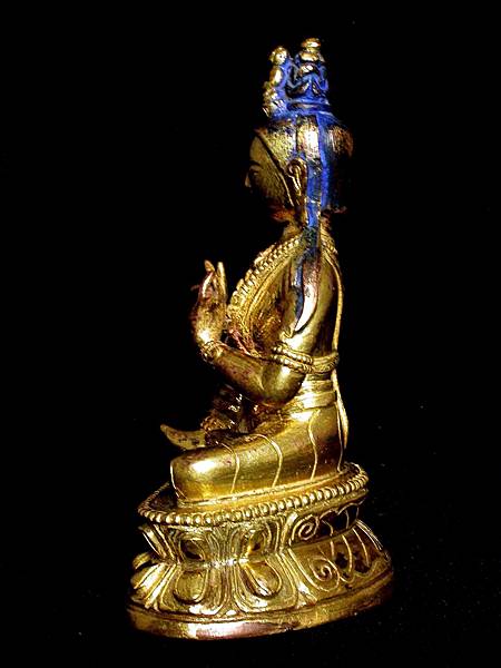 BR270西藏18世紀銅鎏金觀音菩薩坐像05.JPG