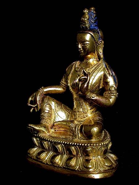BR270西藏18世紀銅鎏金觀音菩薩坐像06.JPG