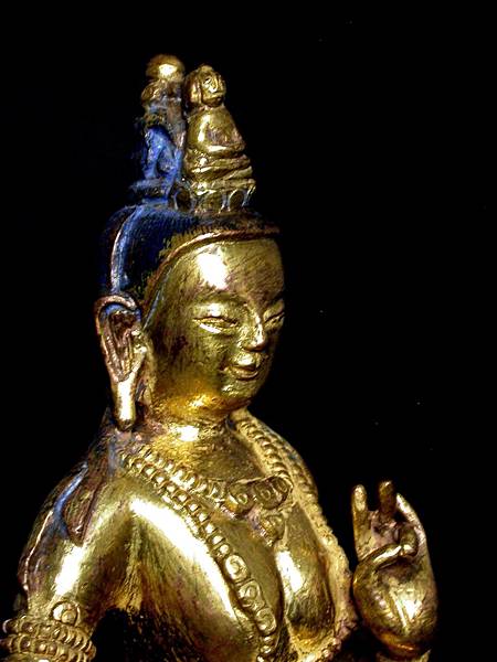 BR270西藏18世紀銅鎏金觀音菩薩坐像08.JPG