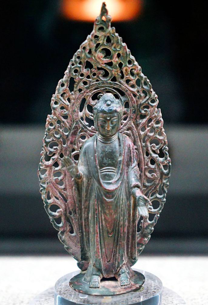 唐代（西元618-907年）銅佛像-1976年西安市新城區出土，西安博物院藏1.jpg