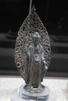 唐代（西元618-907年）銅佛像-1976年西安市新城區出土，西安博物院藏3.jpg