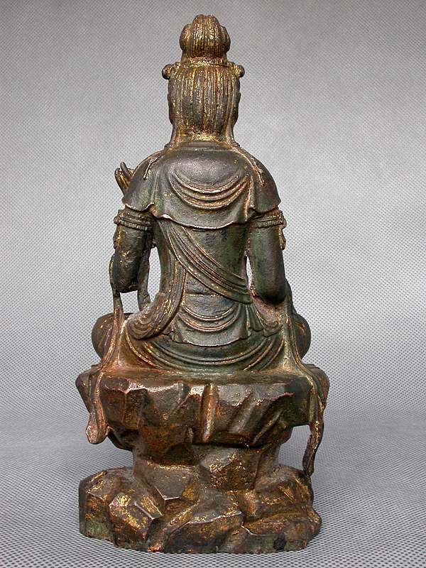 中囯北魏時期豆仏像，古銅製，（旧家藏出し）。