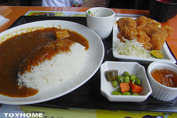 <nani日式輕食餐廳-咖哩雞排定食>