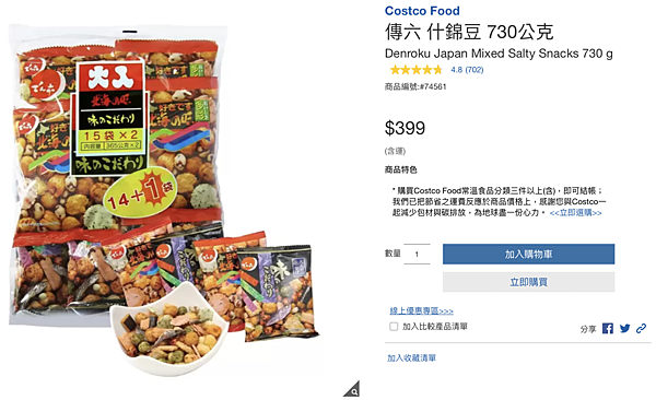 [購物分享] 2022好市多Costco 11款線上必買零食