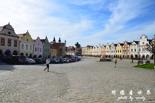 【捷克•Telč】泰爾奇　繽紛可愛的世界遺產小鎮