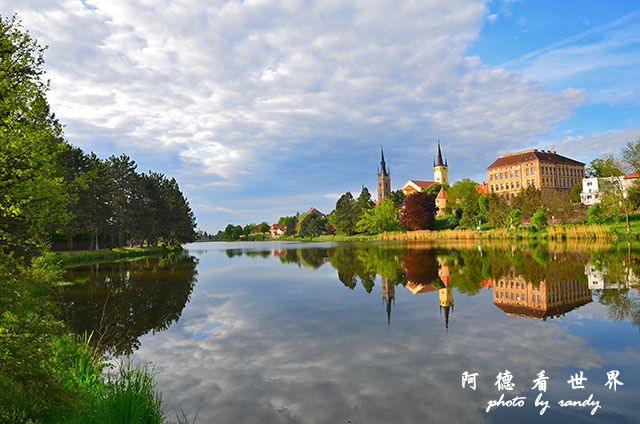 【捷克•Čáslav】恰斯拉夫　無名小鎮遇見夢幻湖景