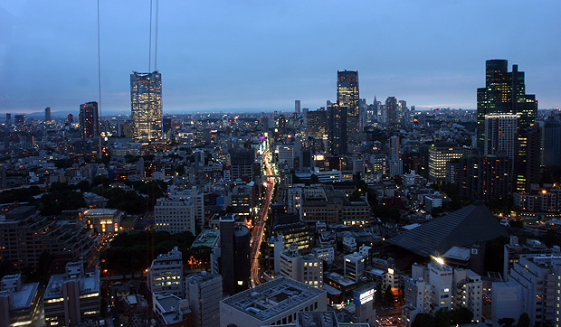 東京鐵塔俯瞰東京都