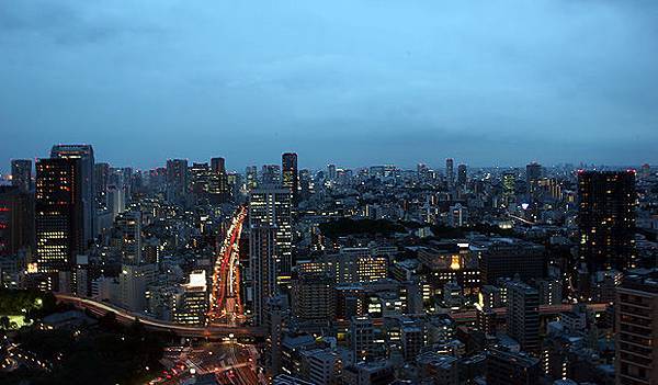 東京鐵塔俯瞰東京都