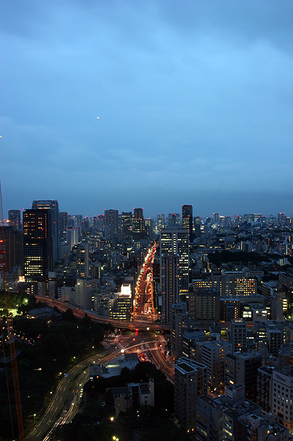 東京鐵塔俯瞰東京都