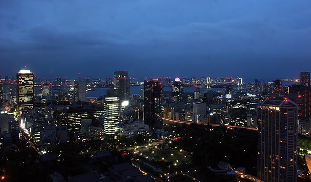 東京鐵塔俯瞰東京都