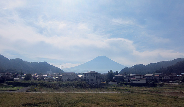 看到富士山囉~