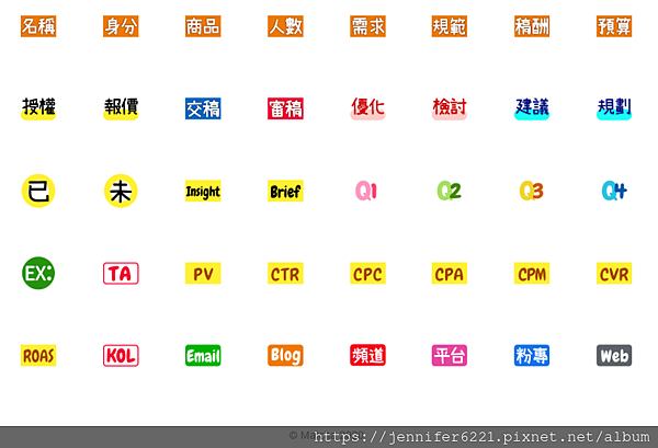 行銷達人【超醒目】實用文字貼 